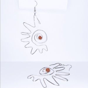 Hand made earrings made by me 🤍